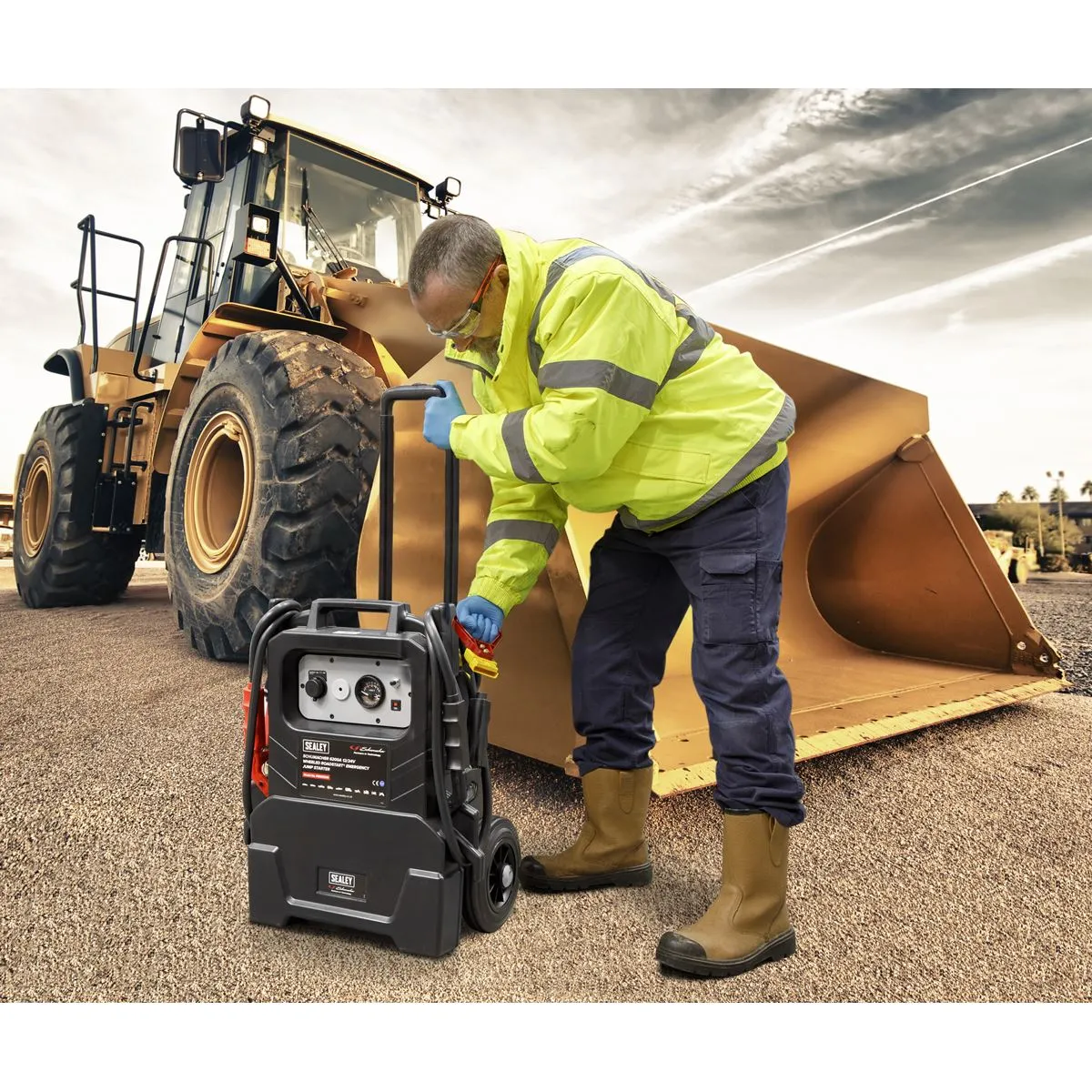 Sealey Schumacher Schumacher® Wheeled RoadStart® Emergency Jump Starter 12/24V 1500hp