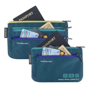 SET OF 2 Currency & Passport Organizers