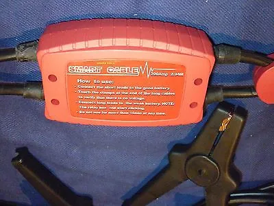 SMART AUTO JUMP LEADS - THEY ARE FOOL PROOF - 200 AMP - NEW IN CARRY CASE.