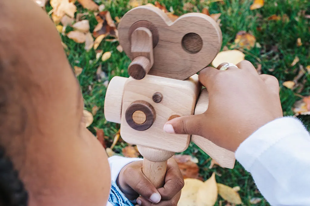 Super 16 Wooden Toy Camera Handheld