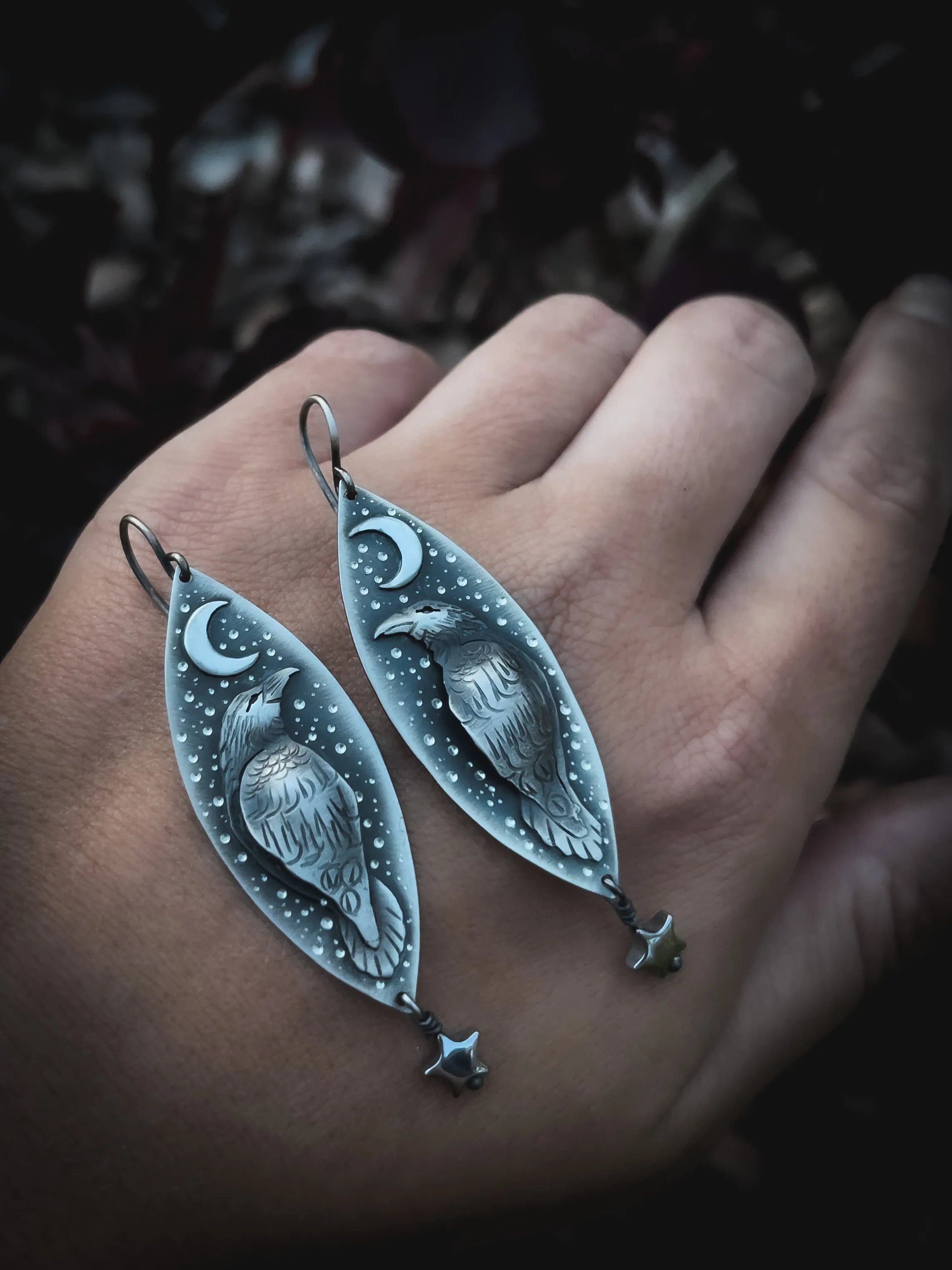 The Raven Totem Earrings