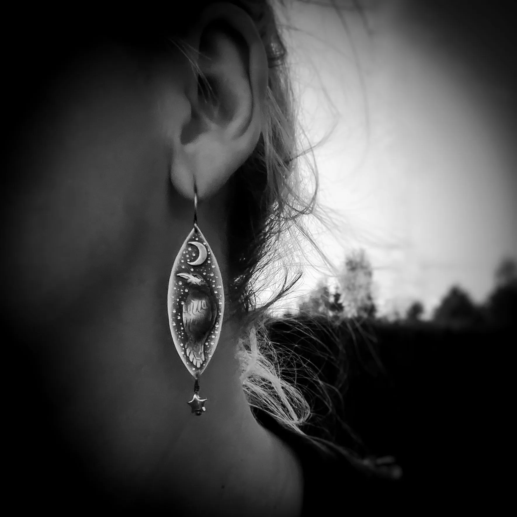 The Raven Totem Earrings
