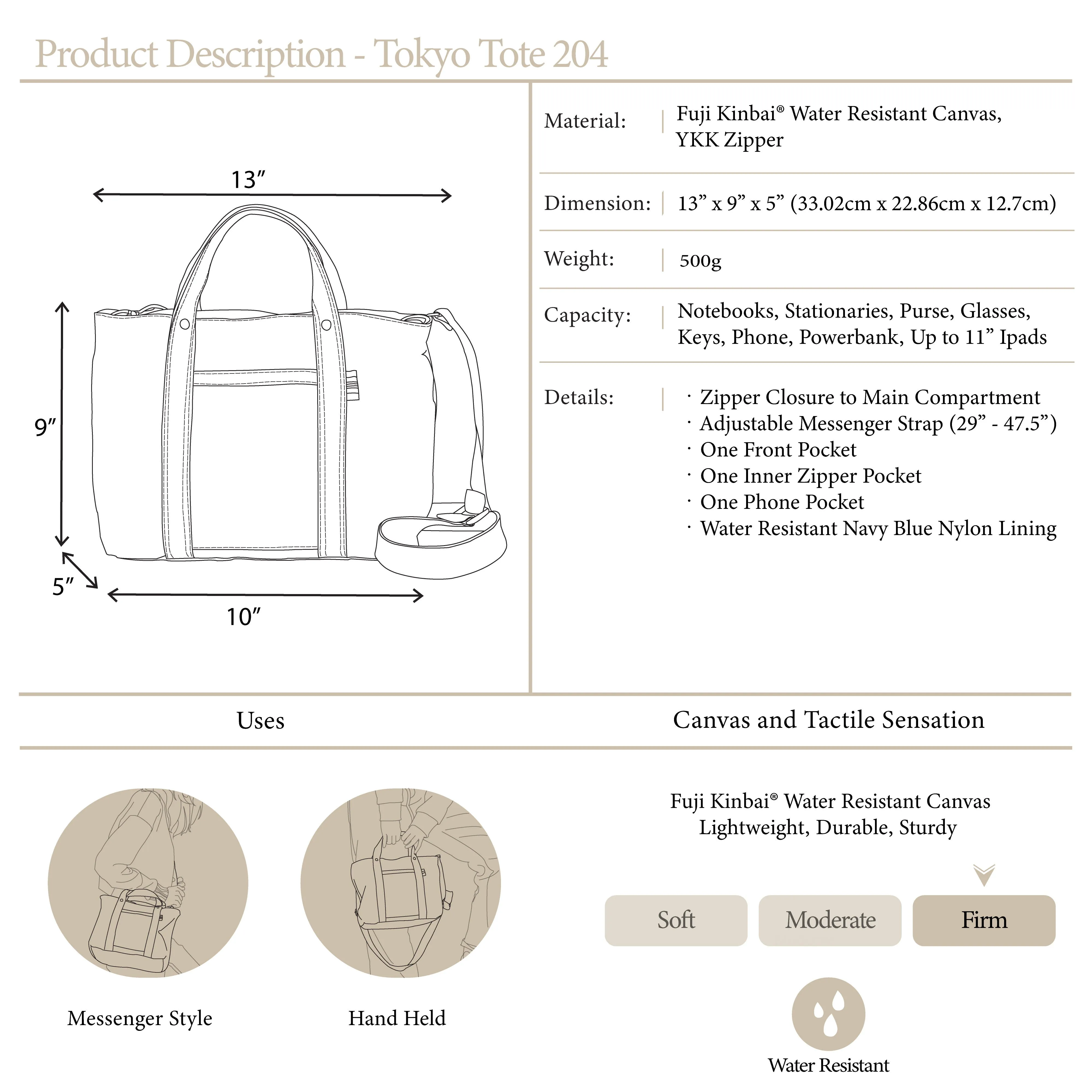 Tokyo Tote 204 Amsterdam Green | Tote & Crossbody Bag