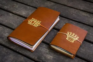 Traveler's Notebook Leather Cover-Brown