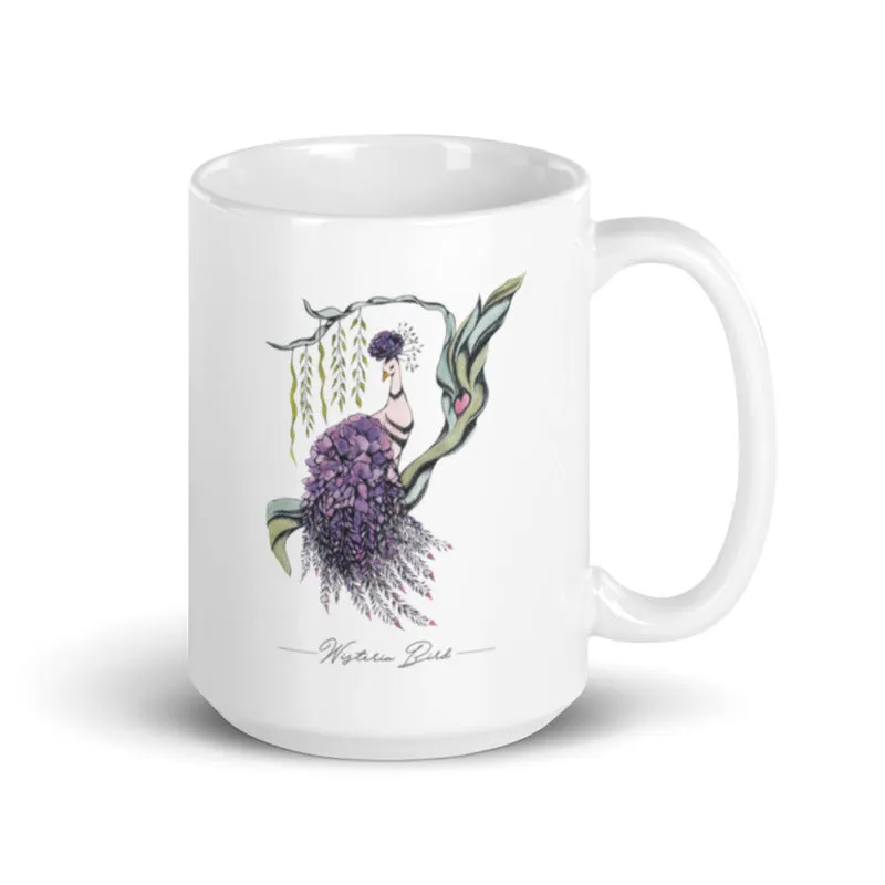 Wisteria Bird Inspirational Mug