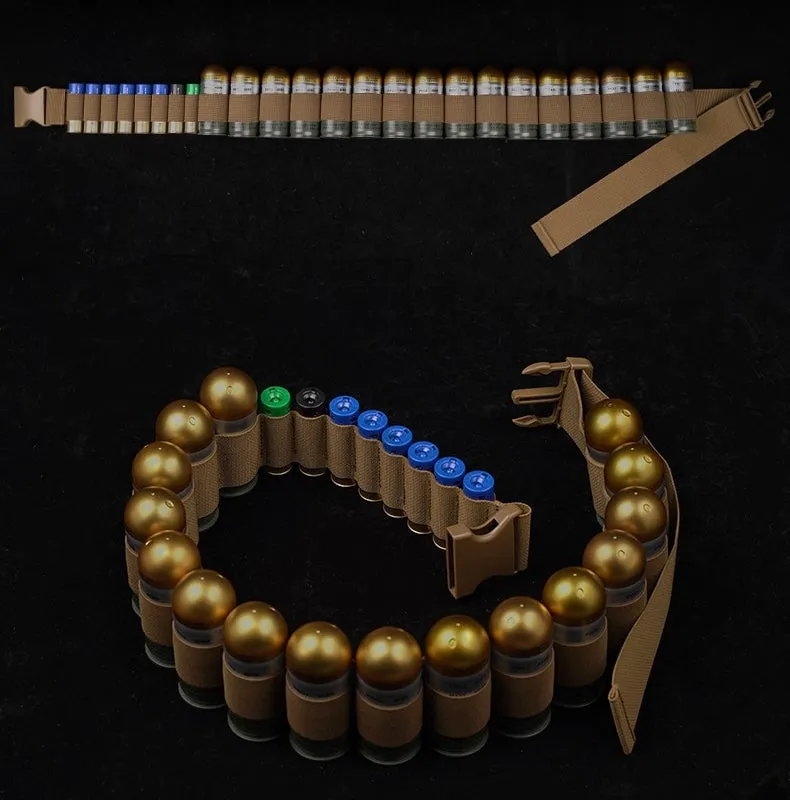 WST Bandolier Belt for 16 pcs 40mm Grenade Shell - Coyote