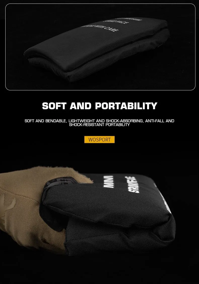 WST Foam Replica of SAPI Ballistic Inserts (2 pcs), Size M - Black