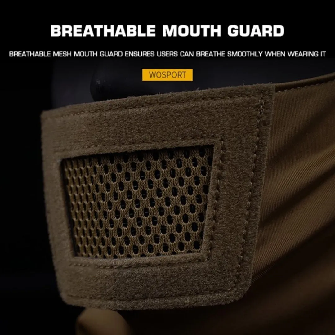 WST Knight Balaclava with Teeth Guard - Black