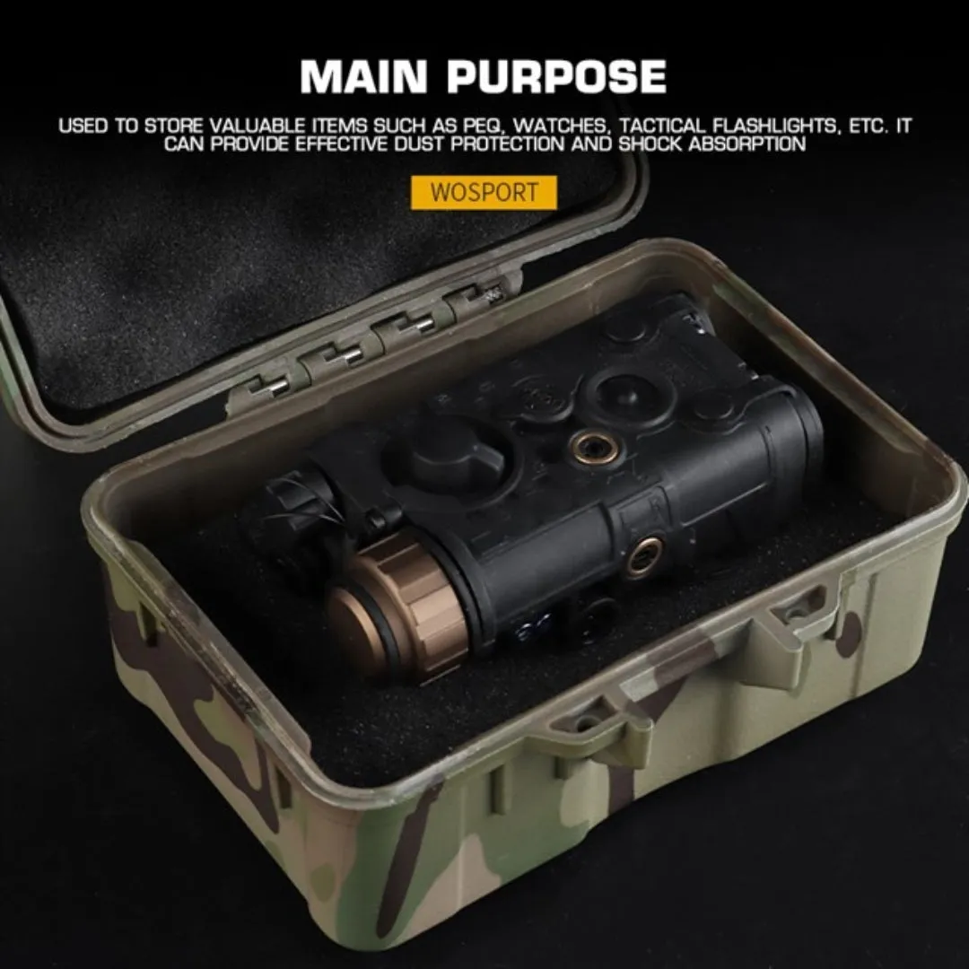 WST Tactical Storage Box 13.5 x 9 x 7 cm - Black