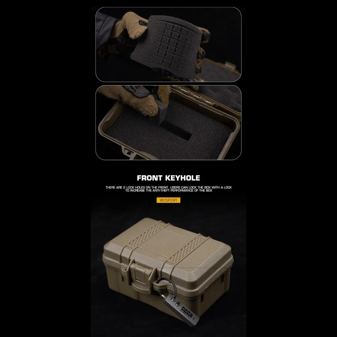 WST Tactical Storage Box 13.5 x 9 x 7 cm - Black
